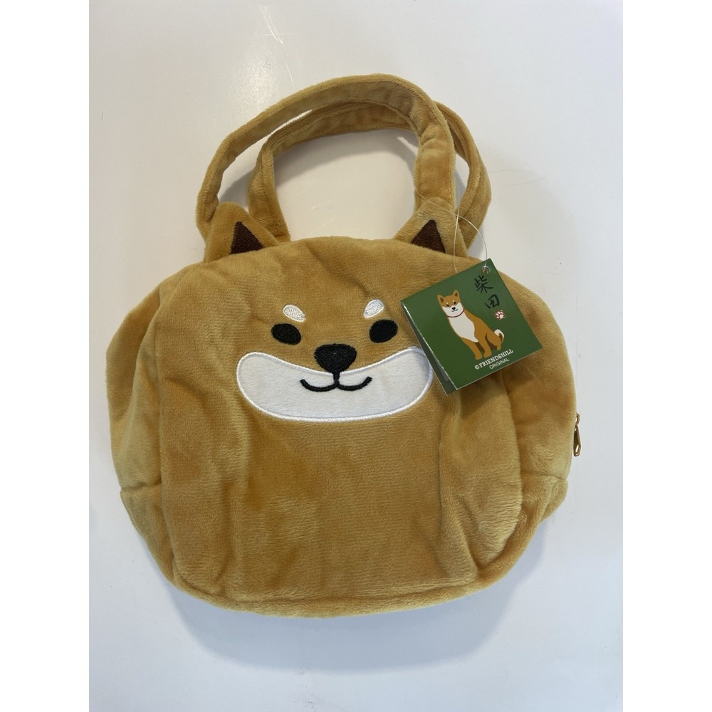 Friendshill Shibata San Shiba Inu Plush Tote Bag Kawaii‎ NWT